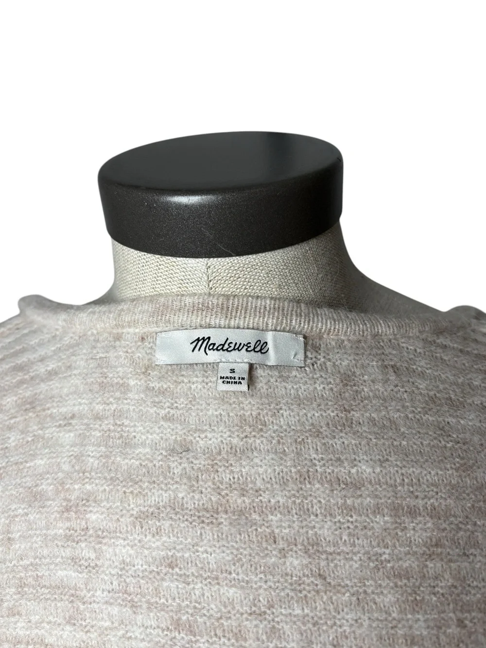 MADEWELL Alpaca Wool Peter Pan Collar Cardigan – Size Small Cottagecore